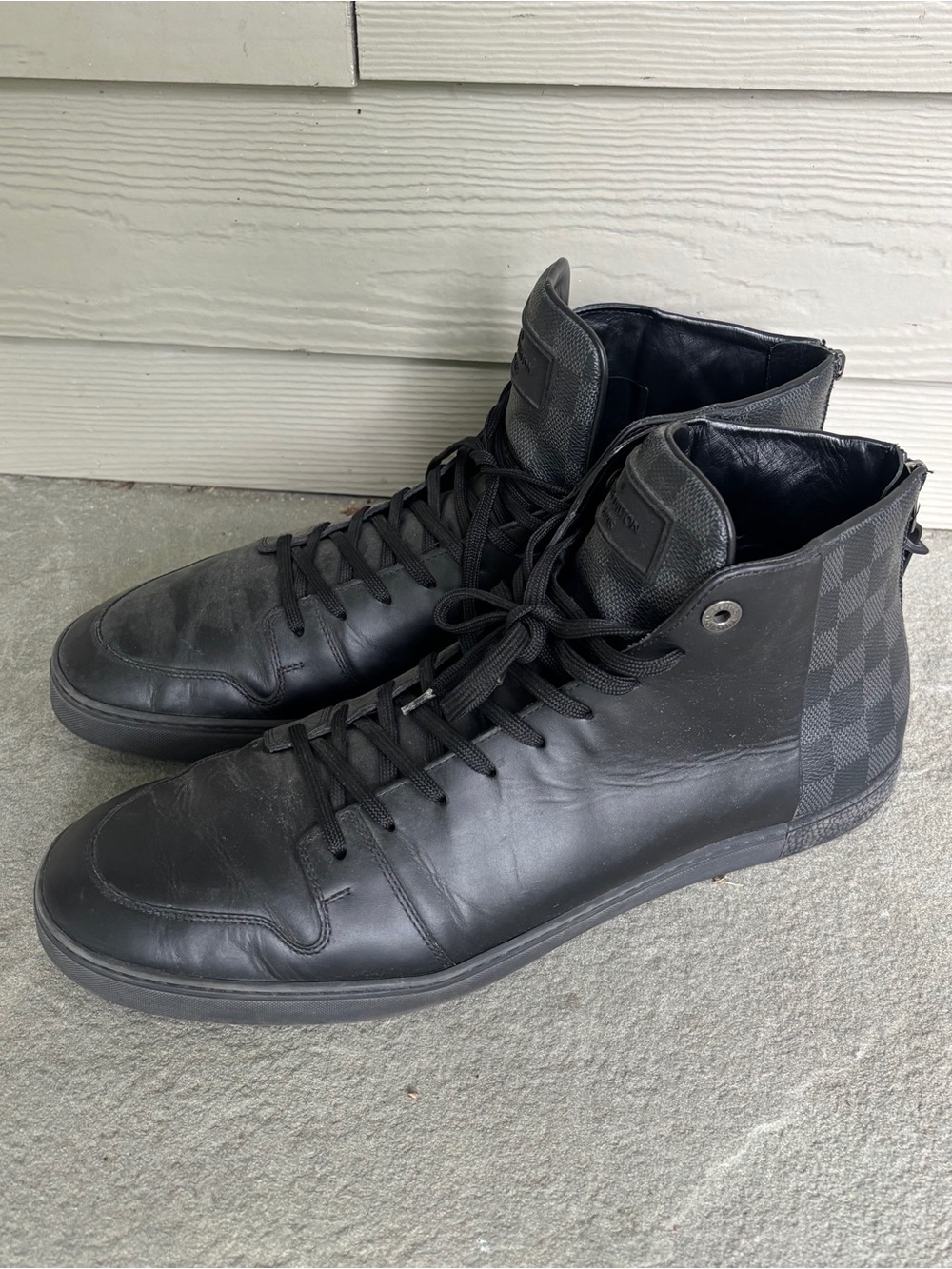 Louis Vuitton Damier High Top Sneakers